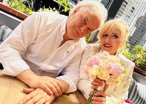 Lolita ar mīļoto Aleksandru.