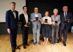 FOTO: ieskaties 2025. gada Teātra dienas balvu saņēmēju godināšanas ceremonijā