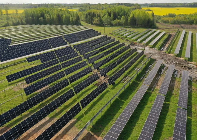 Rietumu Banka piešķīrusi teju 5 miljonus eiro saules parka izbūvei Gulbenes novadā