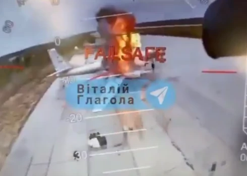 Liesmās izkūp krievu iecerētais uzbrukums "Zeva zibens" (ekrānuzņēmums no video)