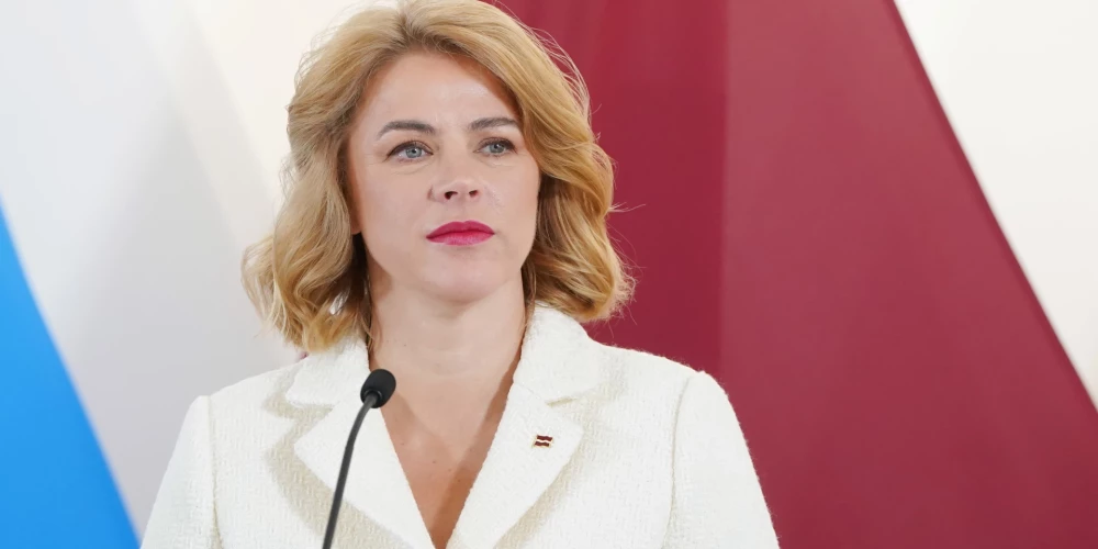 Ministru prezidente Evika Siliņa. 