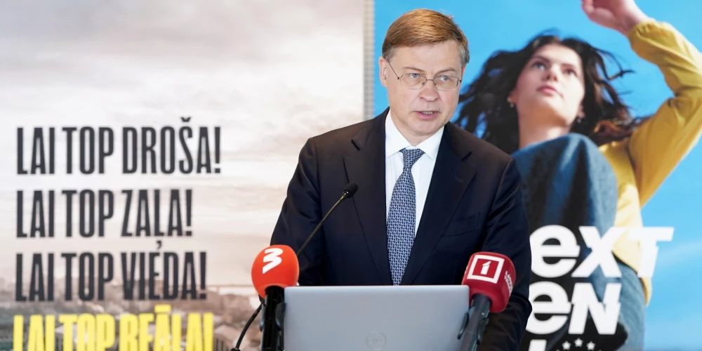 Eiropas ekonomikas un produktivitātes, īstenošanas un vienkāršošanas komisārs Valdis Dombrovskis.
