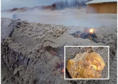 "Domāju, ka esmu atradis cienījama izmēra dzintaru, bet plaukstā tas sakarsa..." Liepājā izskalots bīstamais fosfors