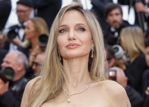 Andželina Džolija Kannu kinofestivālā šā gada 16. maijā.
