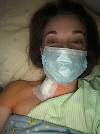 Slimnīcā 2020. gada decembrī. 1.biopsija.