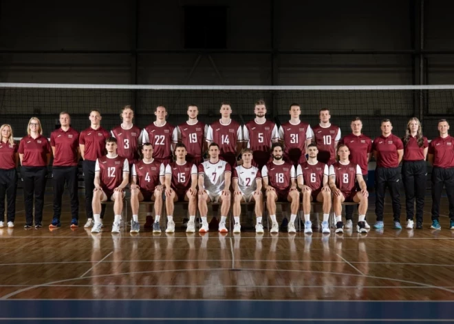 Zināms Latvijas vīriešu volejbola izlases sastāvs Eiropas Zelta līgas spēlēm