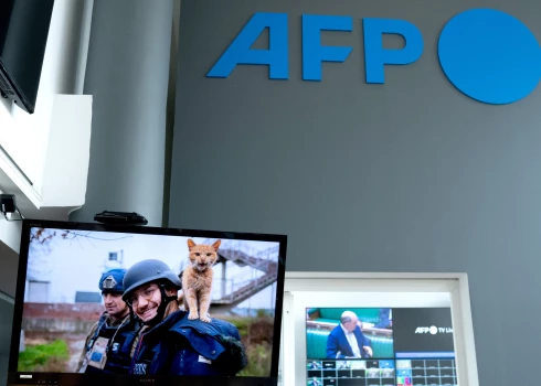Ukrainā noglainātais  AFP video žurnālists Armens Soldins ( Arman Soldin).
