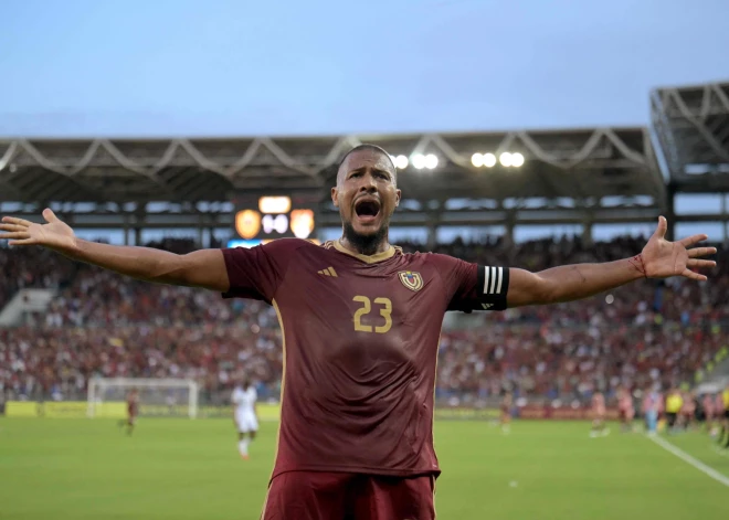 Venecuēlas futbolisti sper platu soli pretī Pasaules kausa starpkontinentālajām pārspēlēm