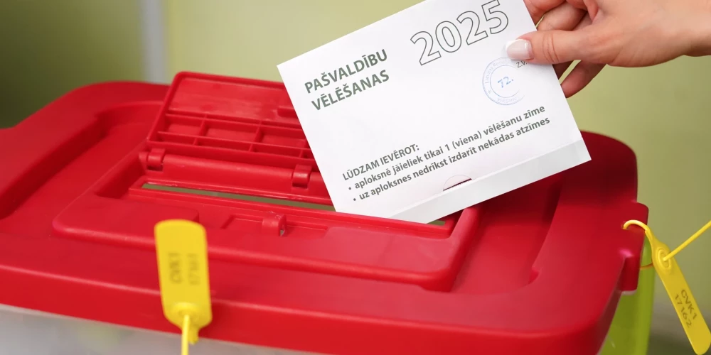 Balsošana pašvaldību vēlēšanās