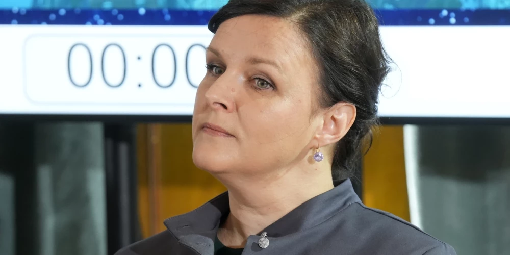 Partijas "Suverēnā vara" valdes priekšsēdētāja Jūlija Stepaņenko.