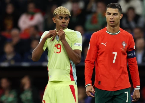 UEFA Nāciju līgas finālā sacentās viens no visu laiku izcilākajiem futbolistiem Krištianu Ronaldu un, iespējams, pasaules futbola spilgtākais talants Lamins Jamals.