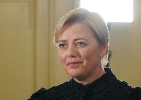 Centrālās vēlēšanu komisijas priekšsēdētāja Kristīne Saulīte.