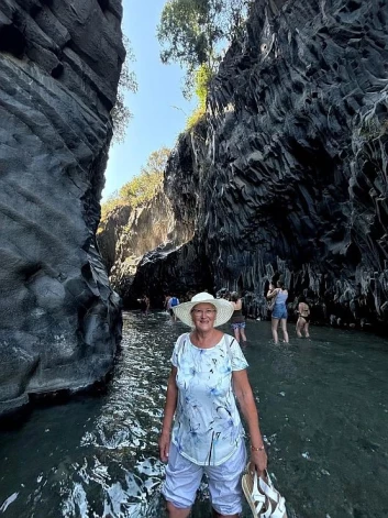 Astrīda Rozenberga labprāt dodas garās pastaigās un ceļo. Šī fotogrāfija tapusi pērn Sicīlijā.