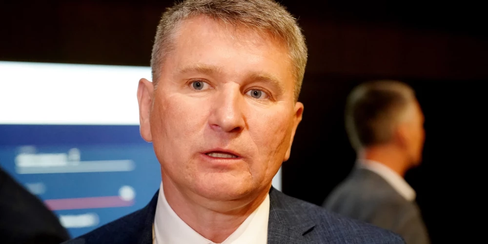 "Apvienotā saraksta" (AS) līderis, domē ievēlētais līdzšinējais Saeimas deputāts Māris Sprindžuks.