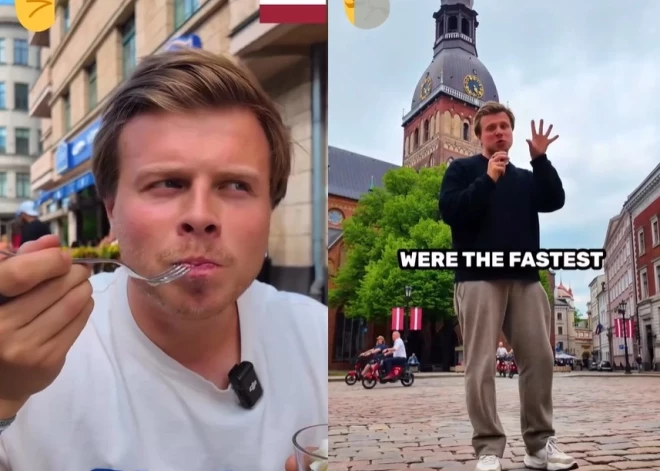 VIDEO: populārs ukraiņu blogeris Latvijā nogaršo maizes zupu un atklāj, kas viņu visvairāk šeit pārsteidzis