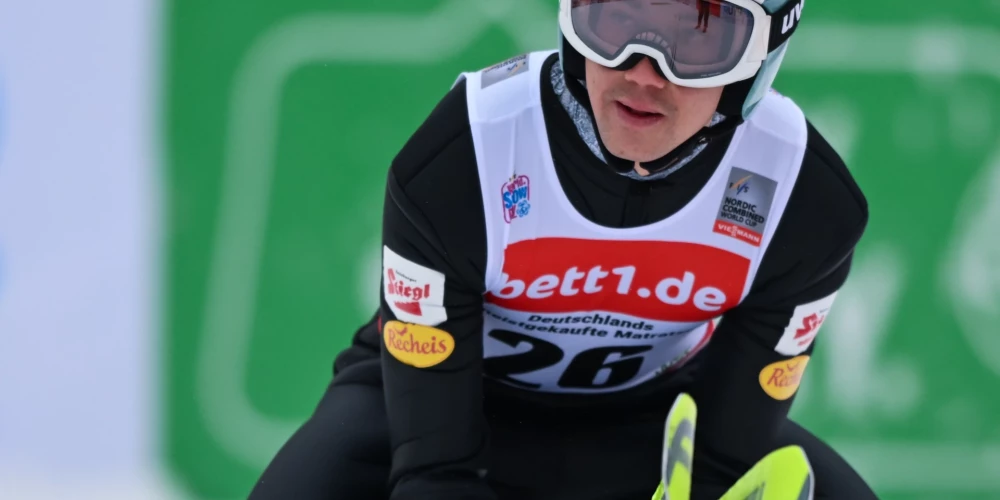 Austrijas ziemeļu divcīņas sportists Mario Zeidls, kura dēļ komanda zaudējusi pasaules čempionāta bronzu.