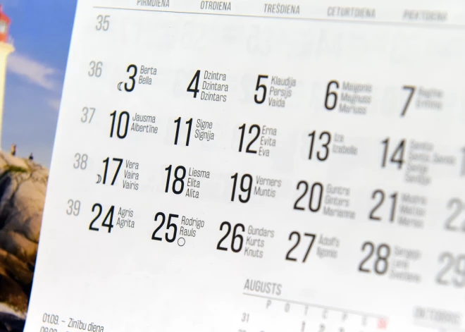 2026. gadā pārcels divas darba dienas