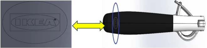 IKEA aicina visus pircējus, kuri iegādājušies IKEA 365+ VÄRDEFULL ķiploku spiedi melnā krāsā.