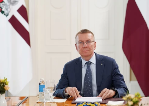 Valsts prezidents Edgars Rinkēvičs.