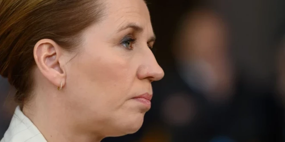 Dānijas premjerministre Mete Frederiksena.