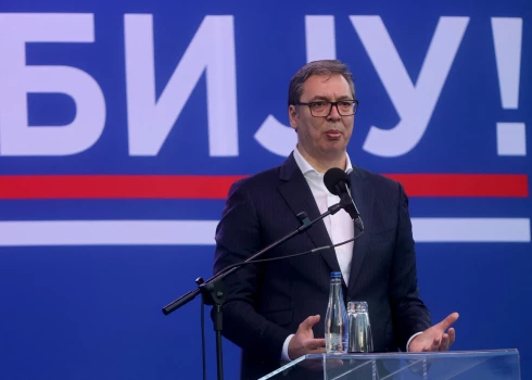 Serbijas prezidents Aleksandrs Vučičs.