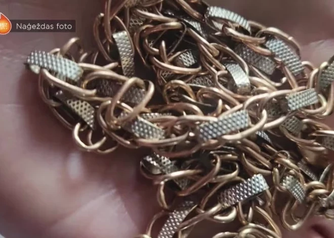 Найденная золотая цепочка отца Надежды.