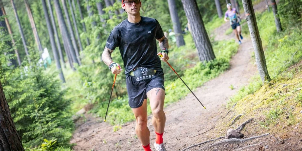  Gvido Kalniņš "Vilkaču maratona" trasē.