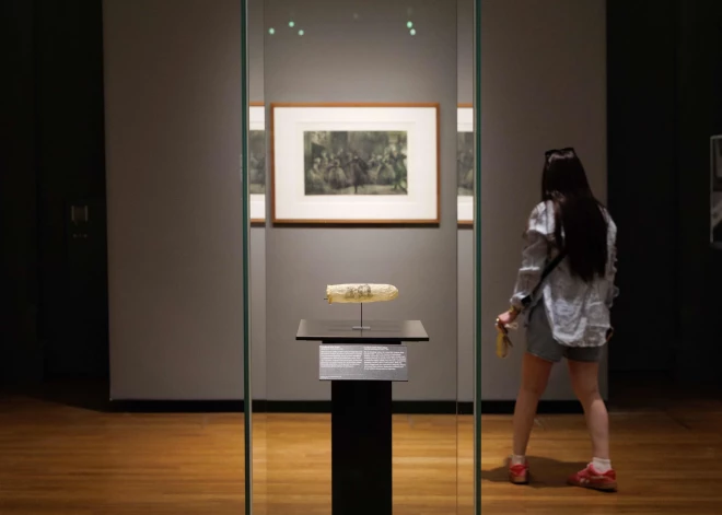 FOTO: muzejs Amsterdamā parāda, kā izskatās 200 gadus sens prezervatīvs