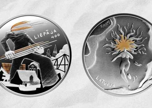 Monētas cena būs 82.00 eiro un viens cilvēks varēs iegādāties ne vairāk kā trīs monētas.