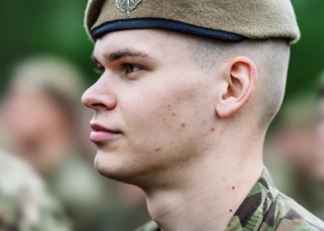 Valsts aizsardzības dienesta karavīru izlaidums Ādažos.