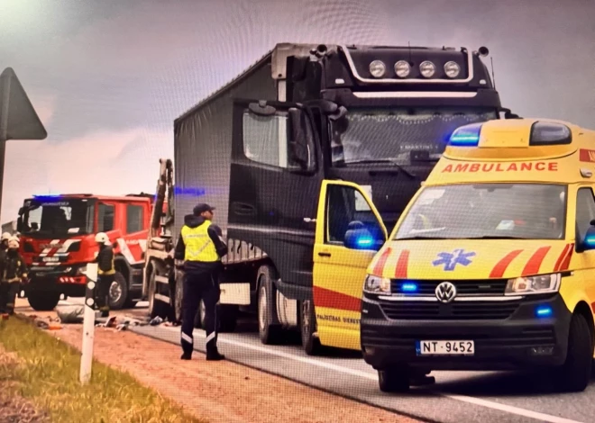 Вероятной причиной аварии называют недостаточную дистанцию между грузовиками.