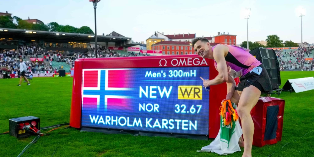 Norvēģu sportists Karstens Varholsm pasaules rekordu sasniedzis tieši Oslo.