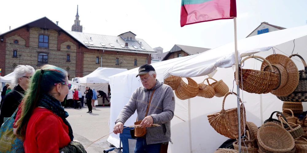 Ярмарка литовских ремесел и кулинарного наследия на Центральном рынке.