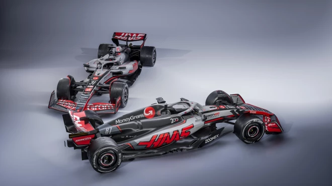 "Haas" komandas formulu īpašais dizains.