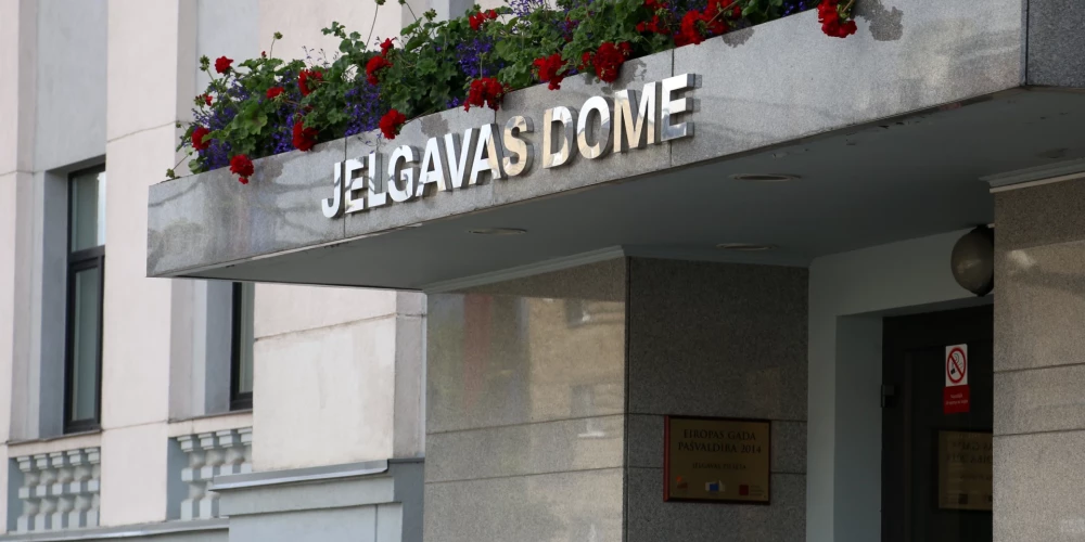 Jelgavas pilsētas domes ēka.