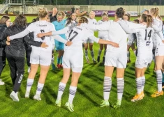 "Riga" futbolistes Latvijas čempionāta spēlē sagrauj "Iecavas"/"Olaines" vienību