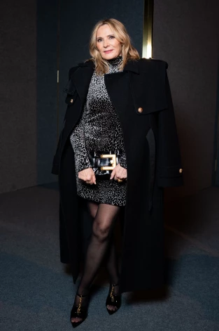 Kima Ketrela šā gada martā “Ballmain” modes skatē Francijā.