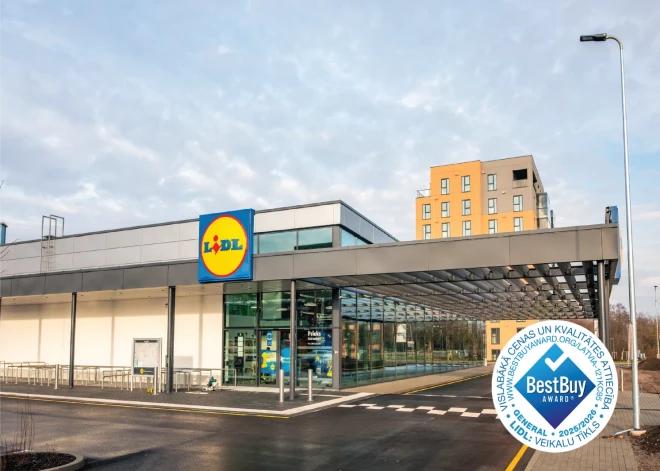 Aptauja: Latvijas iedzīvotāji par kvalitatīvāko un pieejamāko cenu mazumtirgotāju nosaukuši Lidl