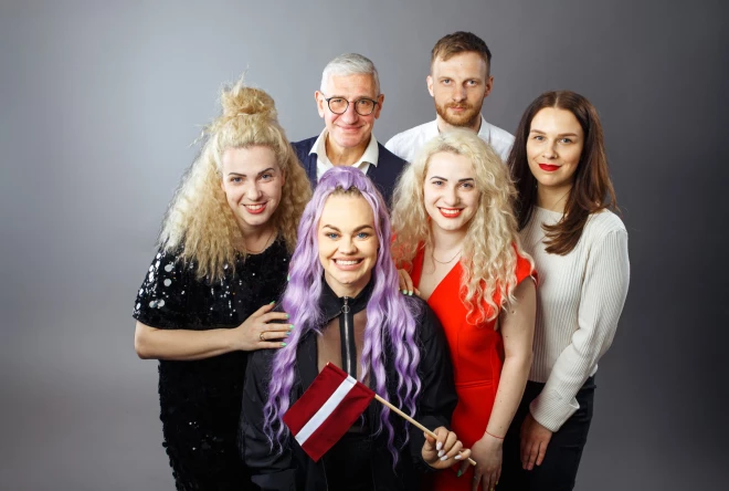 Flmas radošā komanda. Publicitātes foto