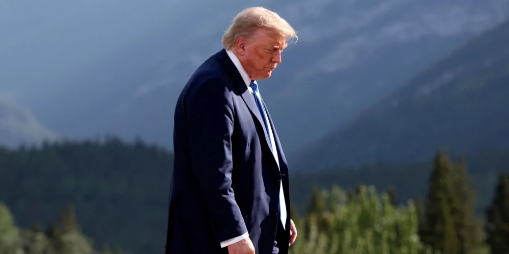 ASV prezidents Donalds Tramps G7 samitā.
