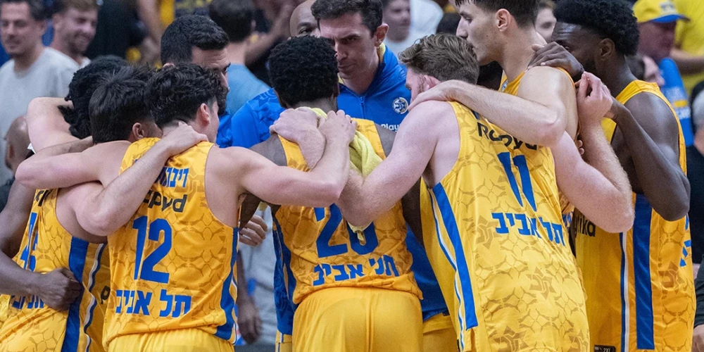 Telavivas "Maccabi" Izraēlas finālsērijas spēlē.