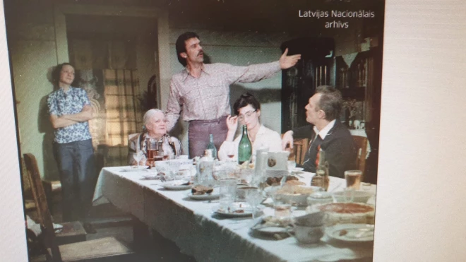 Giluču Jāzeps filmā "Limuzīns Jāņu nakts krāsā" ir viena no spilgtākajām Romualda Ancāna lomām.