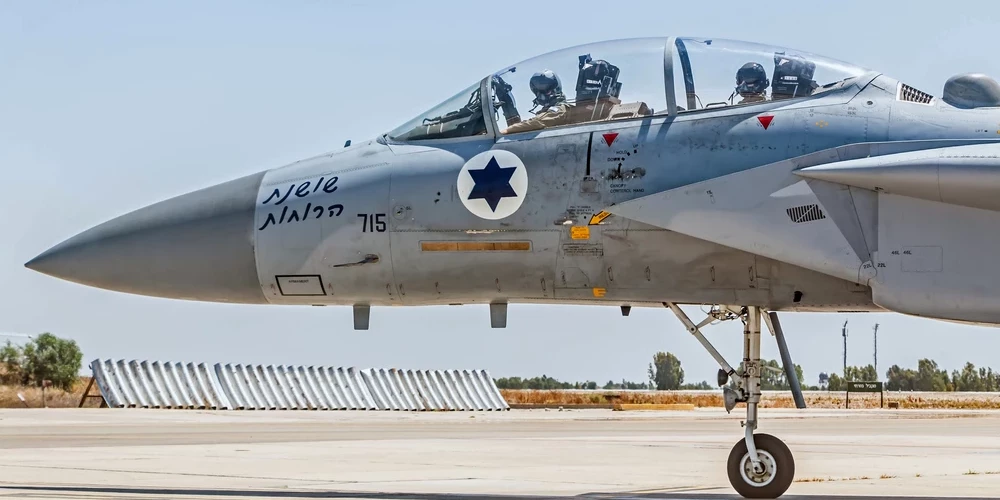 Истребитель F-15 израильских ВВС.