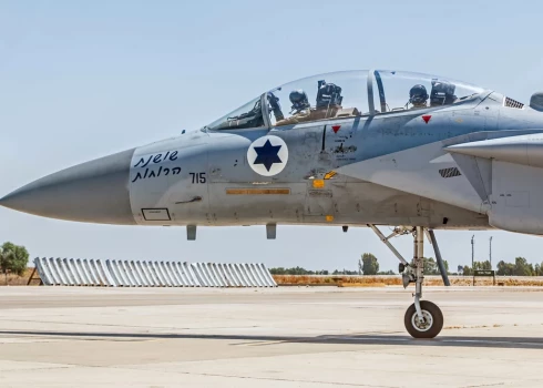 Истребитель F-15 израильских ВВС.
