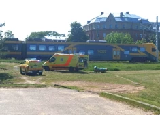 В Риге поезд сбил человека
