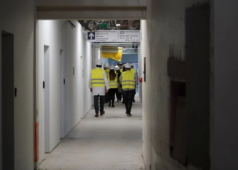 Rīgas Austrumu klīniskās universitātes slimnīcas jaunās infekciju korpusa telpas.