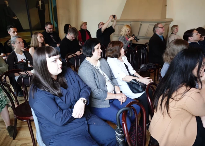 "Spēlmaņu nakts" nominantu paziņošanas ceremonija.
