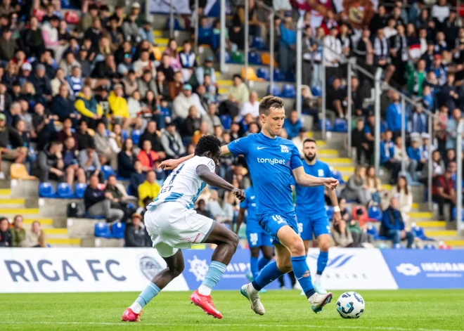 "Riga" galotnē uzlauž RFS aizsardzību un otro reizi šosezon uzvar Rīgas derbijā