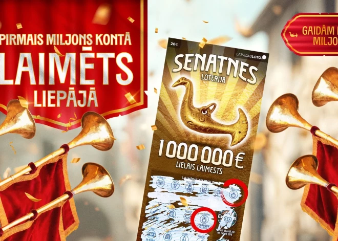 Liepājnieks loterijā laimē 1 miljonu eiro