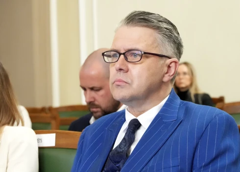 Saeimas sēde.
